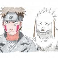 Kiba a Akamaru